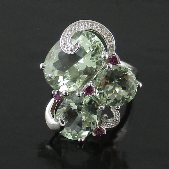 14.45ct Prasiolite European Ring - Picture 5 of 12